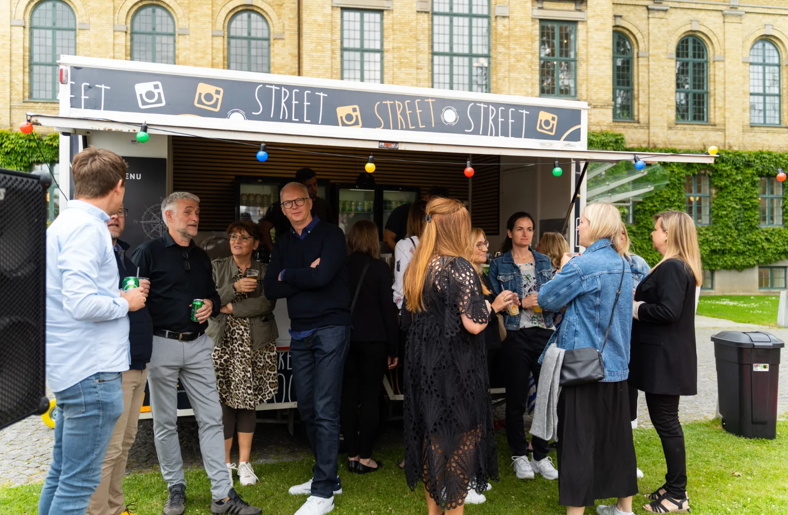 Foodtrucks til stort udendørs event